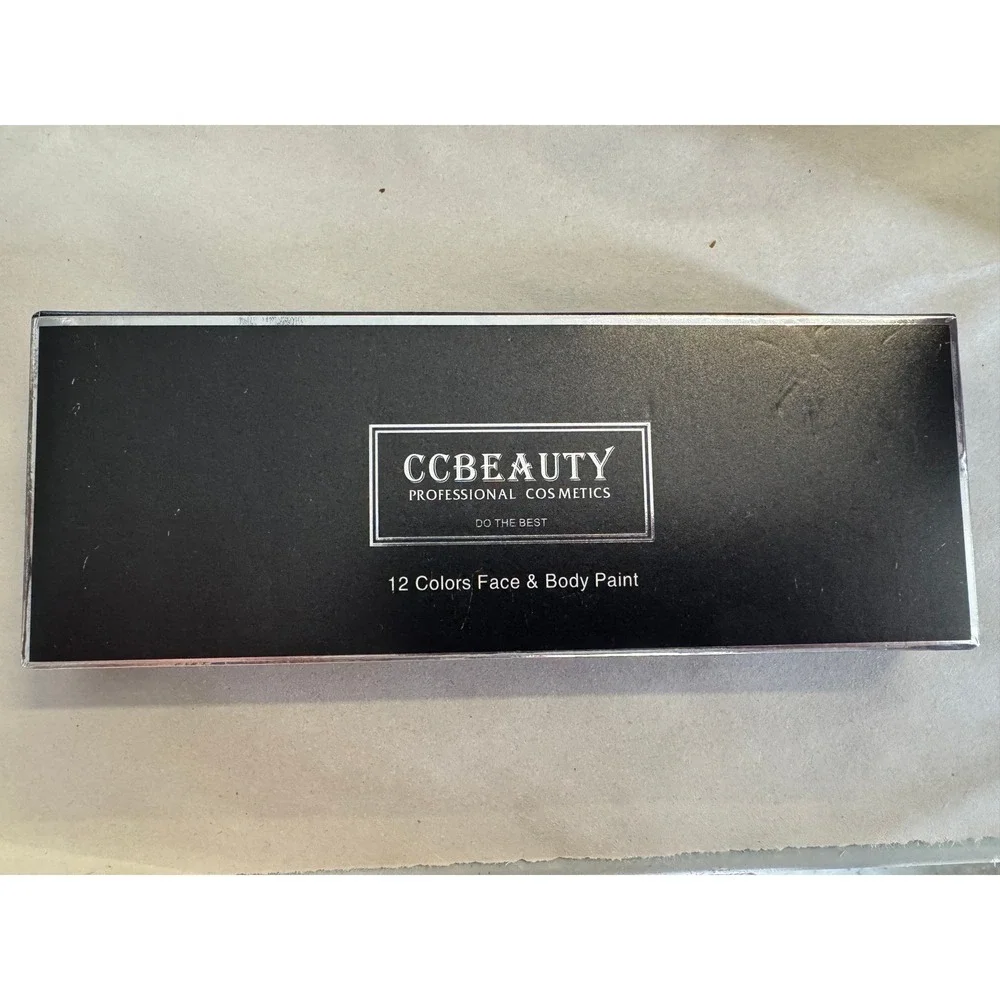 Ccbeauty Face & Body Paint 12 Flash Color Palette 80g Multicolor